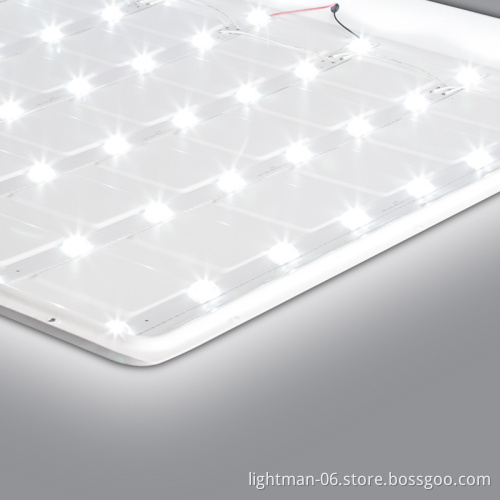 AC220-240V Recessed Backlit LED Flat Panel Light - 40W/48W, 595x595/600x600